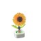 Set de Constructie Floarea Soarelui in Ghiveci, Flippy, 4 Ani, Ornament Creativ, 16x6.2 cm, Galben
