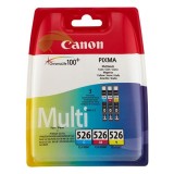 Canon original ink CLI-526 CMY, 4541B019, CMY, blister s ochranou, 9ml, multi