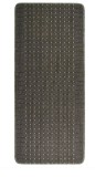 Cumpara ieftin Traversa Festonata Surfilata Premium, Greceasca, Model Stanford Lead Sugar, Tesatura Plata, Latime 0.67m, Marime 67 x 200 cm, Gri, Antiderapant, Antia