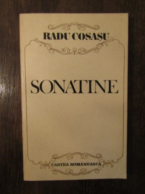 SONATINE -RADU COSASU foto