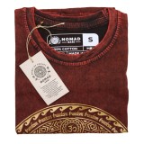 Cumpara ieftin Tricou Stone Wash - Chakra - Maro
