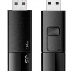 Memorie USB Silicon Power Blaze B05, 128GB, USB 3.2 (Negru)