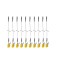 Set cu 10 carlige legate echilibrate cu porumb flotant siliconat