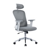 Cumpara ieftin Scaun de birou manager Ignatius plasa gri deschis