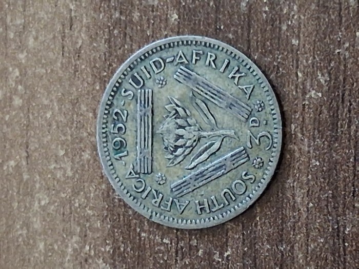 Africa de sud - 3 pence 1952