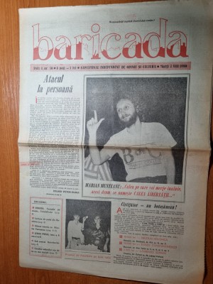 baricada 7 august 1990-ultimul interviu a lui ceausescu,marian munteanu foto