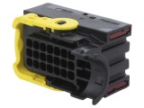 Conector automotive LEAVYSEAL MCP 2.8, mufă mamă 21 pini, negru