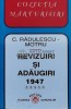 Revizuiri si Adaugiri Vol. 5 (1947-2001) - C. Radulescu-Motru, Floarea Darurilor, 2001, Brosata, 430 pagini, Psihologie
