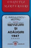 Revizuiri si adaugiri vol.5 1947 - 2001 - C. Radulescu-Motru (V42)