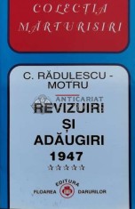 Revizuiri si adaugiri vol.5 1947 - 2001 - C. Radulescu-Motru (V42)