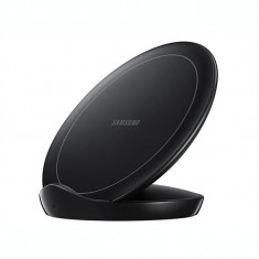 Incarcator Retea Wireless Samsung Galaxy S21 5G / Galaxy S21+ 5G / Galaxy S21 Ultra 5G, Fast Charge, 9W, Negru EP-N5105TBEGWW