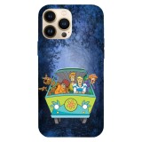 Husa compatibila cu Apple iPhone 15 Pro Max model Mystery Mystery Machine Scooby Doo, Silicon, TPU, Viceversa, Transparent, Carcasa