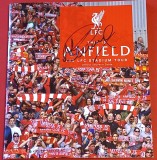Album fotbal-oficial stadionul ANFIELD-FC LIVERPOOL semnatura originala legenda Alan KENNEDY
