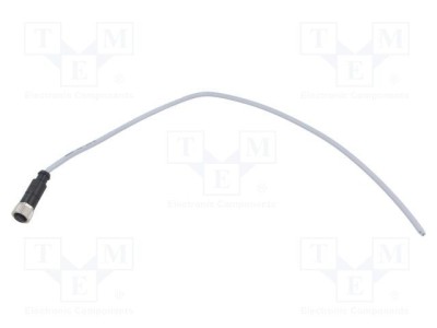 Conector HARTING M12 mufă mamă 4 pini drept cod A DeviceNet / CANopen cu cablu 0,5m PVC foto