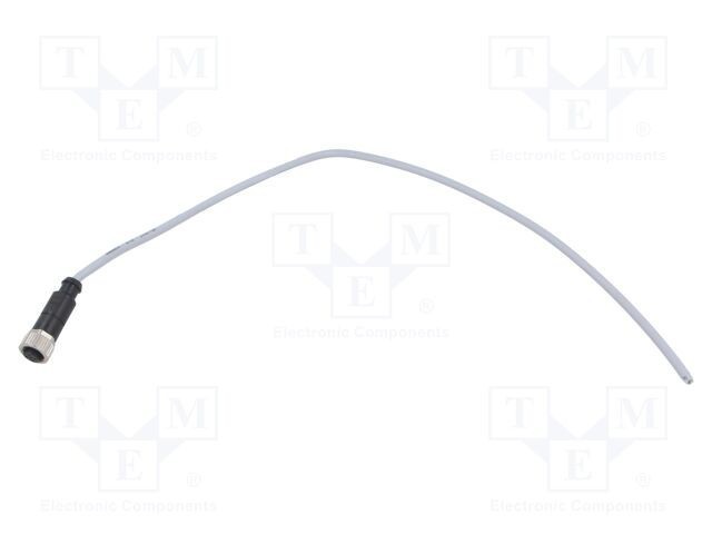 Conector HARTING M12 mufă mamă 4 pini drept cod A DeviceNet / CANopen cu cablu 0,5m PVC