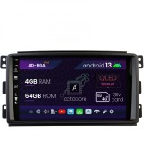 Cumpara ieftin Navigatie Smart For Two (2007-2010), Android 13, A-Octacore 4GB RAM + 64GB ROM, 9 Inch - AD-BGA9004+AD-BGRKIT417