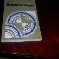 BIOTEHNOLOGIE -M.D. NICU , N. OPRITA , 1979