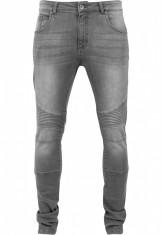 Pantaloni slim fit biker jeans Urban Classics 30 EU foto