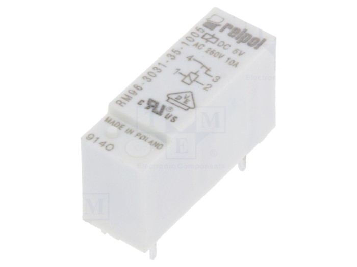 Releu electromagnetic SPST-NC 5VDC 8A