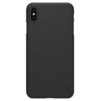 Husa iPhone XS Max Frosted Shield Negru Nillkin foto