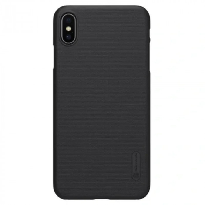 Husa iPhone XS Max Frosted Shield Negru Nillkin