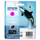 Epson original ink C13T76034N10, T7603, vivid magenta, 25,9ml, 1ks