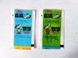 Lot 2 buc - Ambalaj guma de mestecat, TIPI-TIP, vechi, anii 80