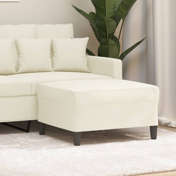 vidaXL Taburet, crem, 70x55x41 cm, catifea 349325