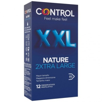 CONTROL - NATURE 2XTRA LARGE XXL CONDOMS - 12 UNITS foto