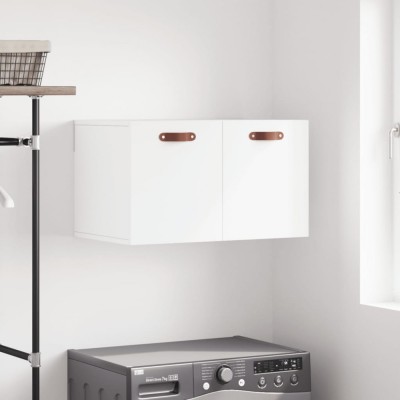 vidaXL Dulap de perete, alb, 60x36,5x35 cm, lemn prelucrat foto