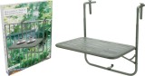 Masa suspendabila pentru balcon Ambiance , 60x43 cm, metal verde