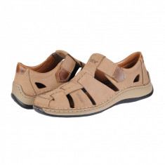 Pantofi casual barbati piele Rieker Tarifa bej 0528520 foto