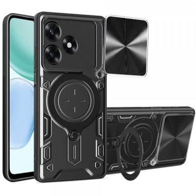 Husa pentru Honor X5c Plus, Techsuit, CamGuard Pro, Neagra foto