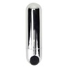 Vibratoare glont - Loving Joy Glont Vibrator cu 10 Functii Reincarcabil Argintiu Vibrator Puternic Mic Cat Palma