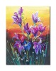 Tablou cu irisi pictat manual, 40x30cm acril pe panza in relief efect 3D, Kenny Varniote