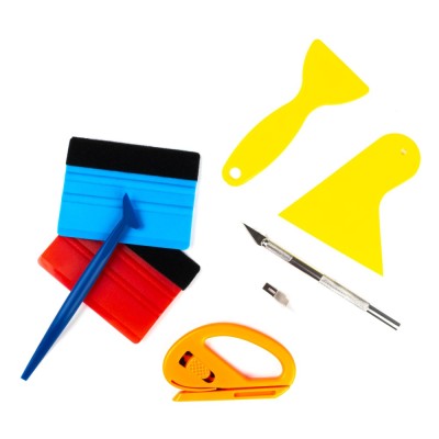 Kit unelte aplicare folie auto, set 8 buc.; AMIO AutoDrive ProParts foto