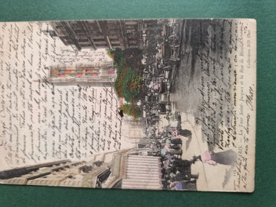 carte postala corespondenta Paris -Franta -Romania , anul 1910,stare buna foto