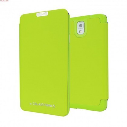 Husa Mercury Techno Flip Samsung Galaxy Note3 N9005 Lime Blister