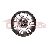 Set 4 Capace Roti Skoda R15 Argintii Model 312, Plastic Flexibil, Fixare Sigura, Accesorii Auto
