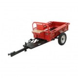 Remorca motocultor 500kg, basculabila manual, bena 1400x800x300mm, roti 4.50-12 Breckner Germany