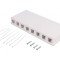 Soclu RJ45 Keystone Alb Murale Mamă
