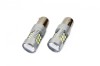 Set becuri auto cu LED CANBUS P21W BA15S 24 SMD 6.2W Alb 12/24V