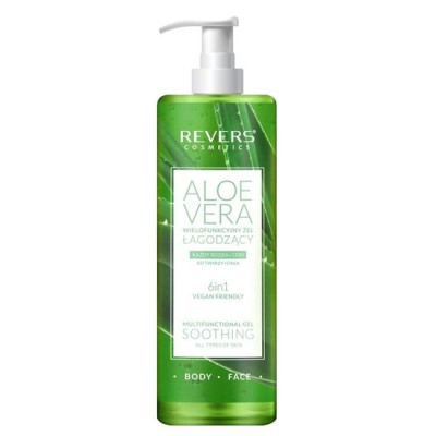 Gel calmant, multifunctional, pentru fata si corp, 6 in 1, cu aloe vera 99%, Revers, 400ML foto