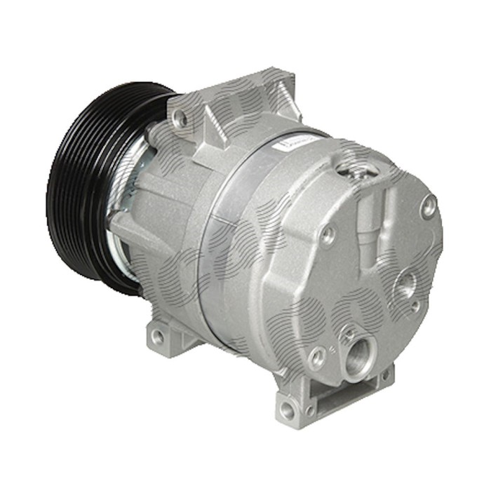 Compresor aer conditionat Nissan Interstar, 2002-2010, motorizare 1.9 dci, 2.2 dci/2.5 dci, diesel, rola curea 119 mm, 7 caneluri, tip Delphi/Harriso