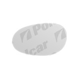 Geam oglinda Smart Fortwo/City Coupe/Cabrio (Mc01), 07.1998-12.2006, partea Stanga, culoare sticla crom, sticla plana,