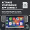 Activare App-Connect Apple CarPlay Android Auto Volkswagen Passat B8 (2015-2018)