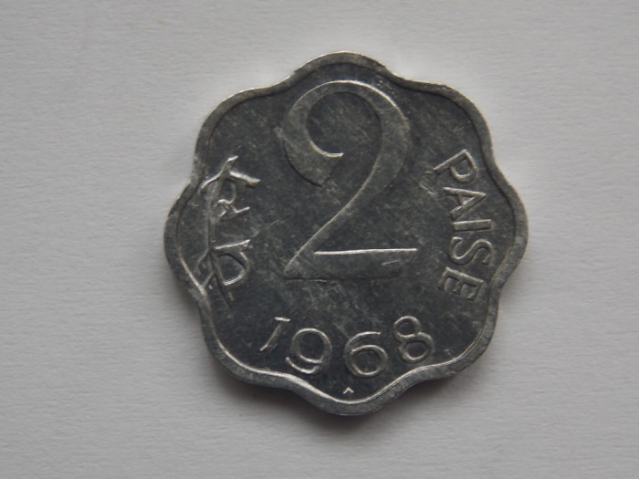 2 PAISE 1968 INDIA