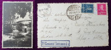 Carte Postala CIRCULATA - TIMBRATA anul 1944 CENZURAT - Timisoara- Baile Buzias, Sinaia, Printata