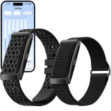 Bratara Smart Fitness NeoHGS cu monitorizare puls, SpO2, somn, stres, calorii, pasi, 100+ moduri sport, notificari apel/SMS/WhatsApp, rezistenta apa I