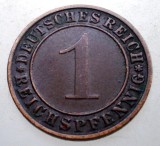 B.325 GERMANIA WEIMAR 1 REICHSPFENNIG 1936 D